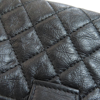 CHANEL シャネル ミニチェーンショルダー マトラッセ シルバー金具 ショルダーバッグ ラムスキン レディース 中古