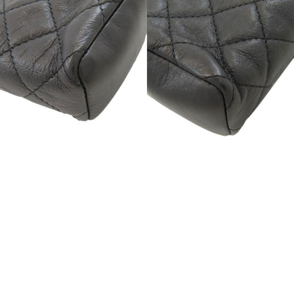 CHANEL シャネル ミニチェーンショルダー マトラッセ シルバー金具 ショルダーバッグ ラムスキン レディース 中古