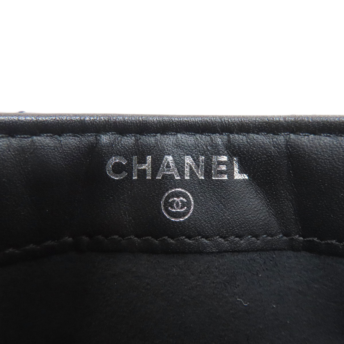 CHANEL シャネル ミニチェーンショルダー マトラッセ シルバー金具 ショルダーバッグ ラムスキン レディース 中古