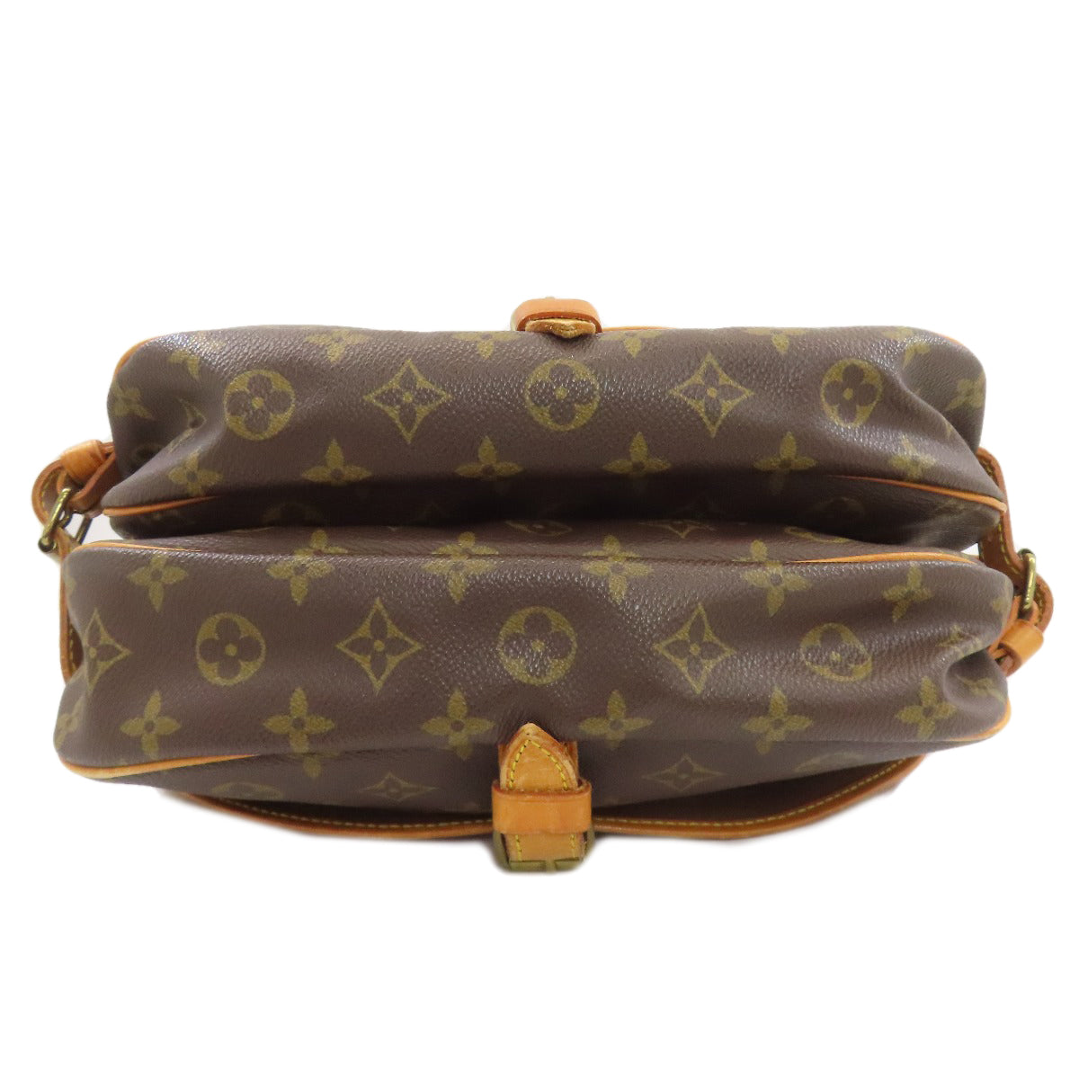 LOUIS VUITTON ルイヴィトン M40710 ソミュールMM ショルダーバッグ モノグラムキャンバス レディース 中古