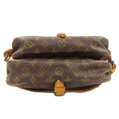 LOUIS VUITTON ルイヴィトン M40710 ソミュールMM ショルダーバッグ モノグラムキャンバス レディース 中古