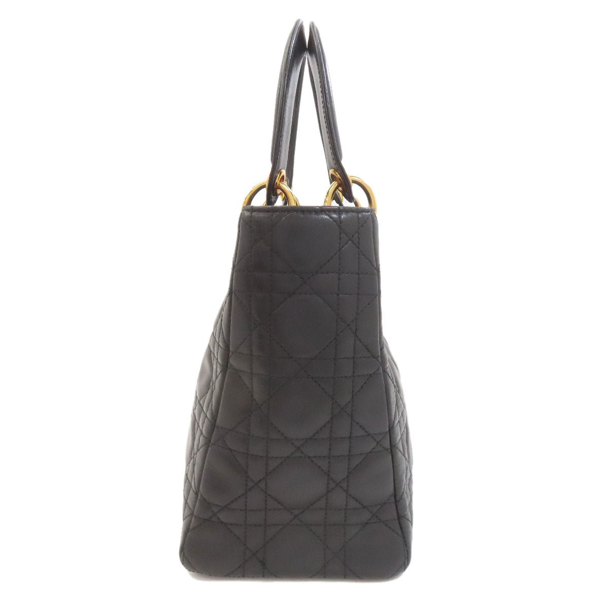 CHRISTIAN DIOR クリスチャンディオール レディディオール ハンドバッグ カーフ レディース 中古