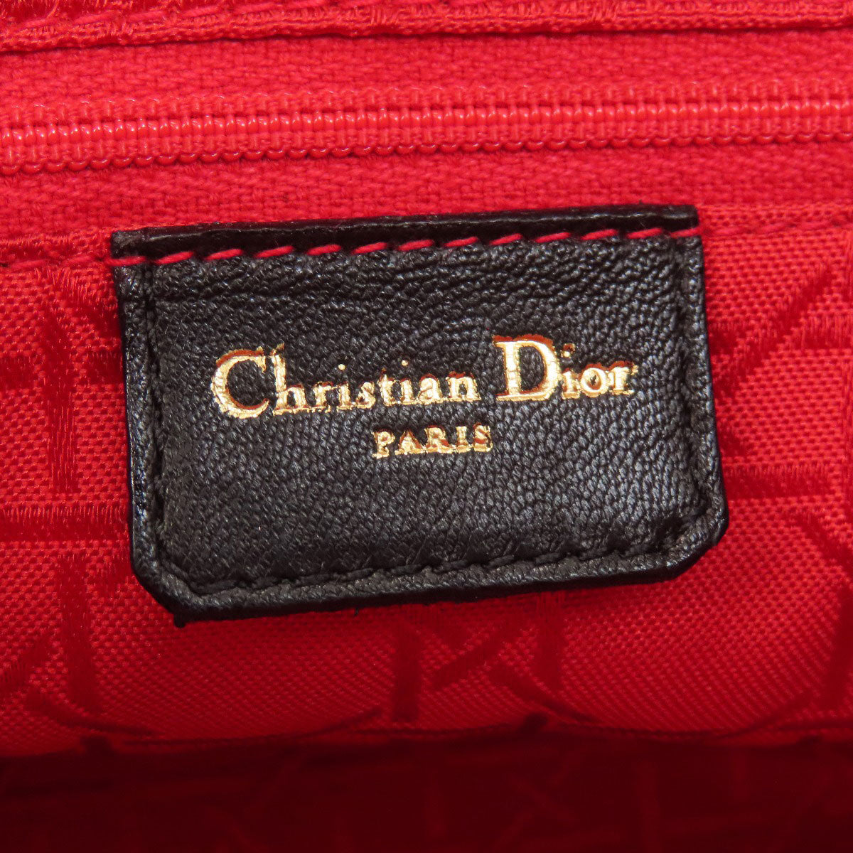 CHRISTIAN DIOR クリスチャンディオール レディディオール ハンドバッグ カーフ レディース 中古