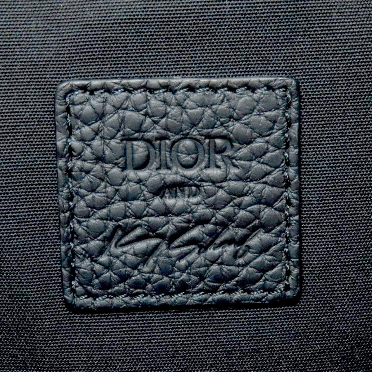 CHRISTIAN DIOR クリスチャンディオール サドル ケニー・シャーフ コラボ 2WAY トートバッグ キャンバス レディース 中古