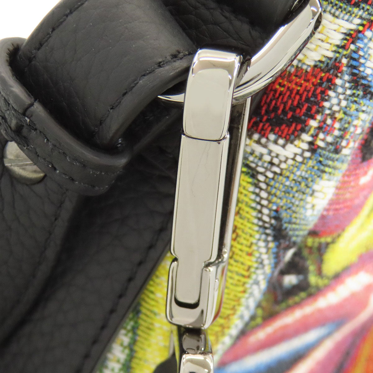 CHRISTIAN DIOR クリスチャンディオール サドル ケニー・シャーフ コラボ 2WAY トートバッグ キャンバス レディース 中古