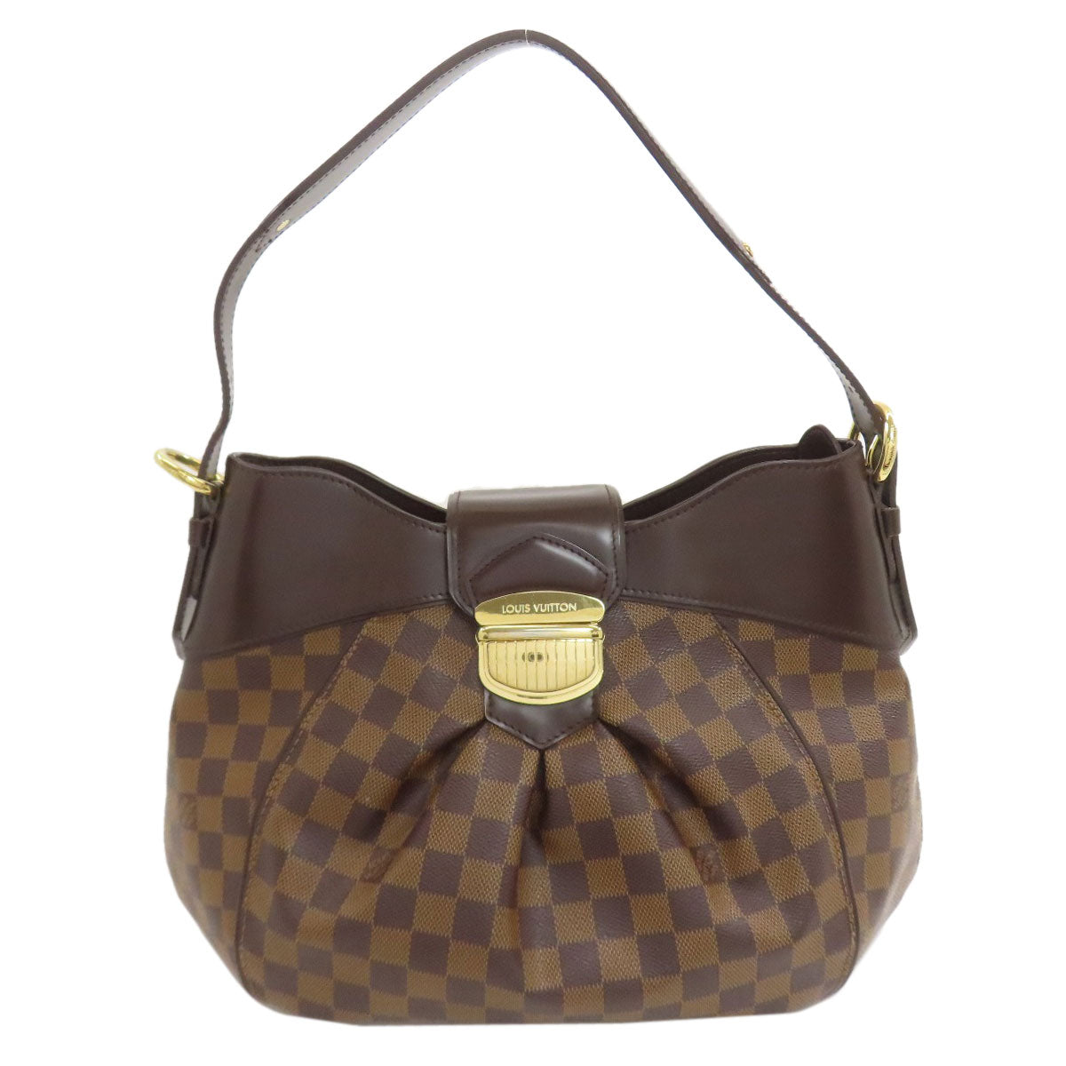 LOUIS VUITTON ルイヴィトン N41541 システィナMM ショルダーバッグ ダミエキャンバス レディース 中古