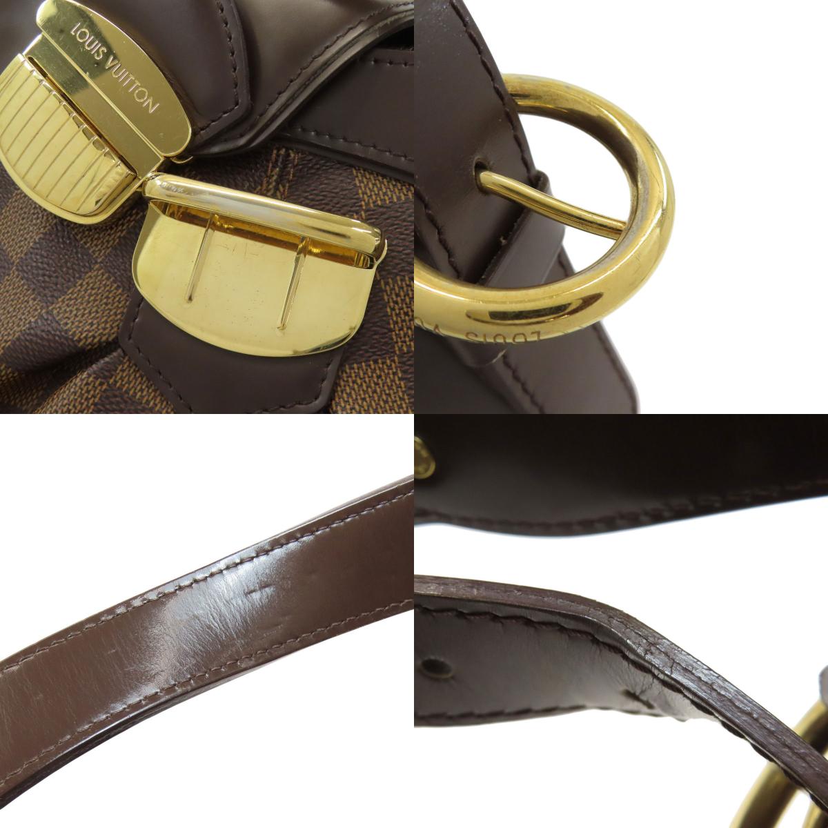 LOUIS VUITTON ルイヴィトン N41541 システィナMM ショルダーバッグ ダミエキャンバス レディース 中古