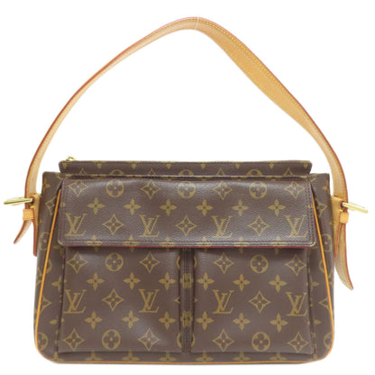 LOUIS VUITTON ルイヴィトン M51163 ヴィバ・シテGM ショルダーバッグ モノグラムキャンバス レディース 中古