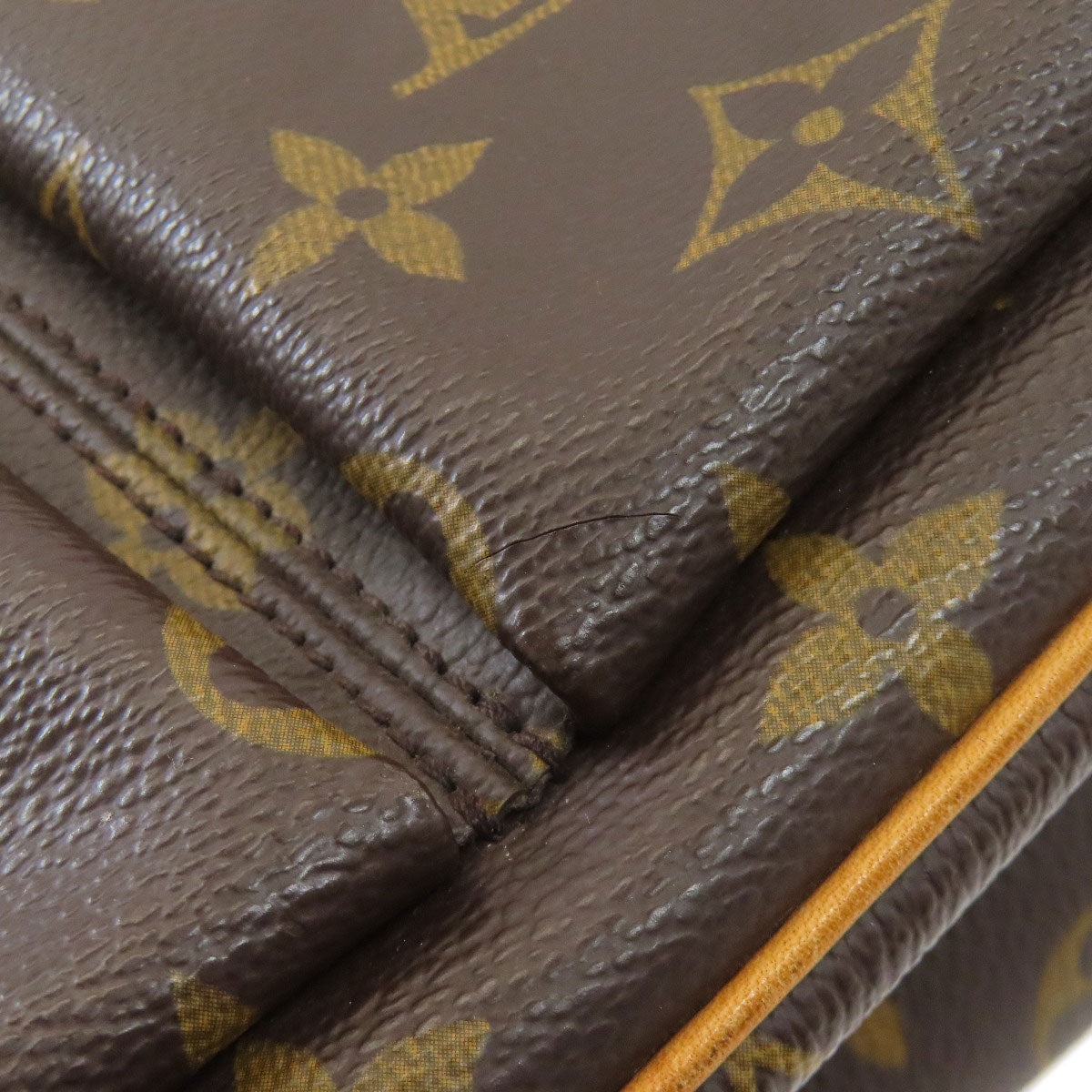 LOUIS VUITTON ルイヴィトン M51163 ヴィバ・シテGM ショルダーバッグ モノグラムキャンバス レディース 中古