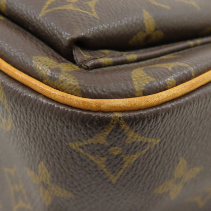 LOUIS VUITTON ルイヴィトン M51163 ヴィバ・シテGM ショルダーバッグ モノグラムキャンバス レディース 中古
