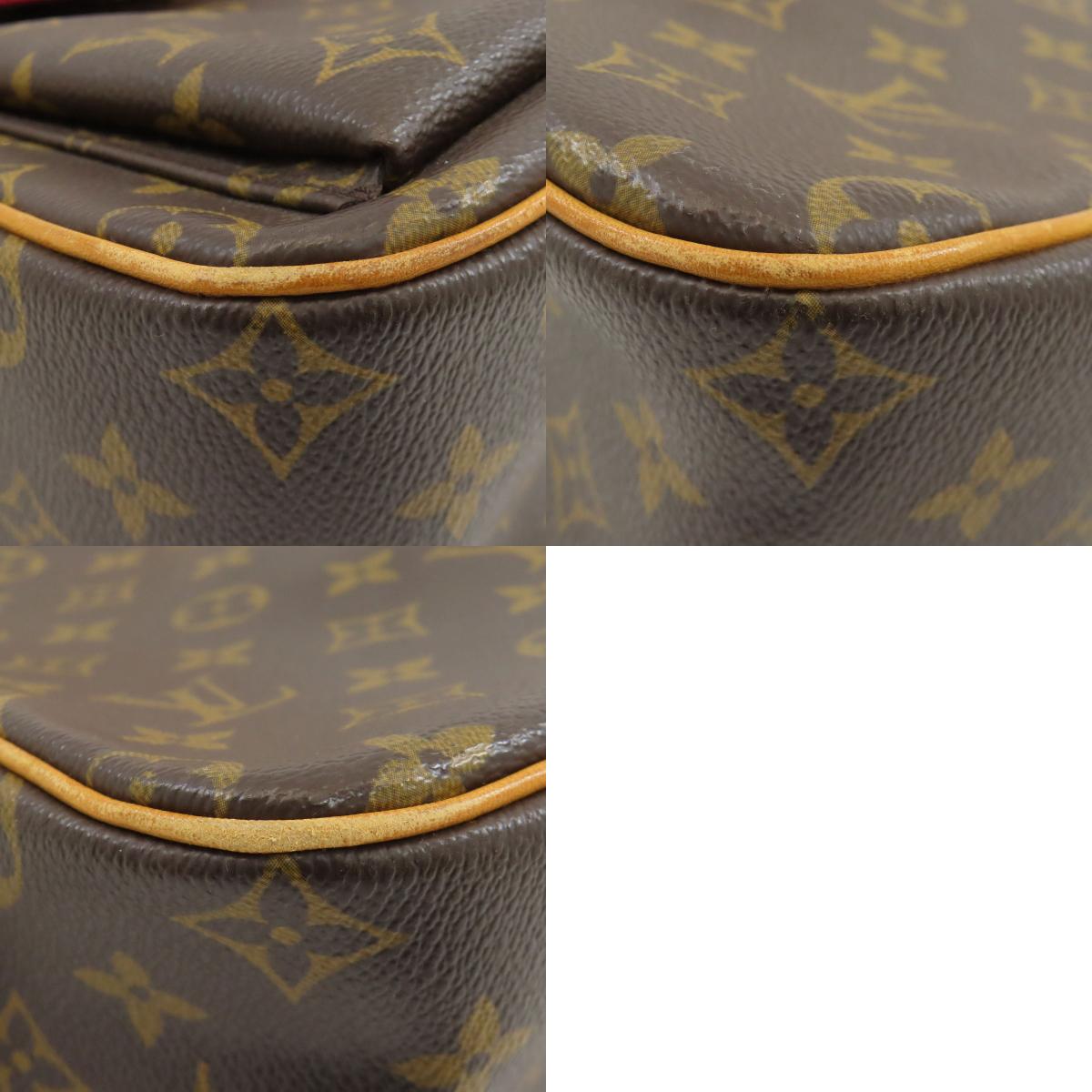 LOUIS VUITTON ルイヴィトン M51163 ヴィバ・シテGM ショルダーバッグ モノグラムキャンバス レディース 中古