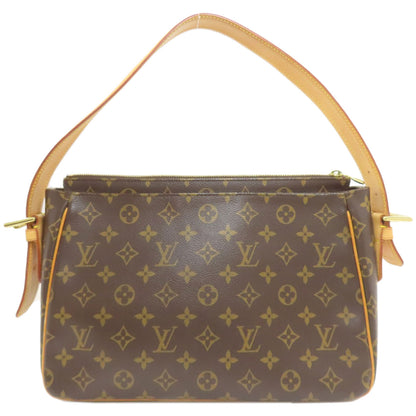 LOUIS VUITTON ルイヴィトン M51163 ヴィバ・シテGM ショルダーバッグ モノグラムキャンバス レディース 中古