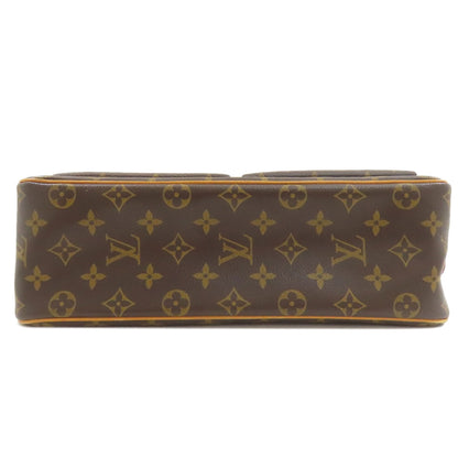 LOUIS VUITTON ルイヴィトン M51163 ヴィバ・シテGM ショルダーバッグ モノグラムキャンバス レディース 中古