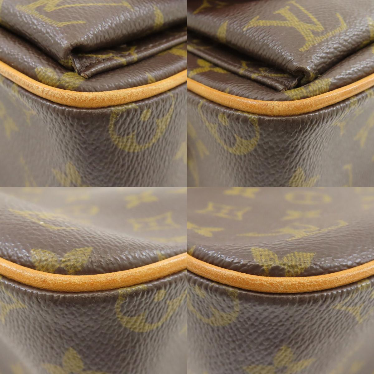 LOUIS VUITTON ルイヴィトン M51164 ヴィバ・シテMM ショルダーバッグ モノグラムキャンバス レディース 中古