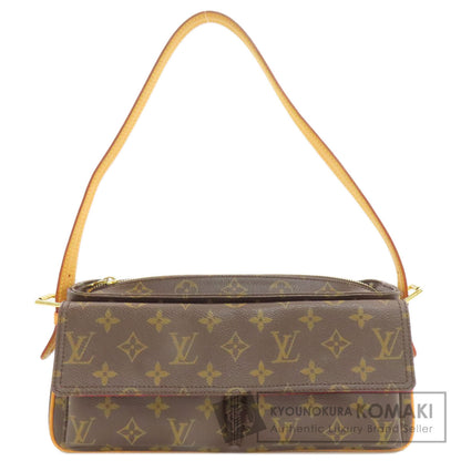 LOUIS VUITTON ルイヴィトン M51164 ヴィバ・シテMM ショルダーバッグ モノグラムキャンバス レディース 中古
