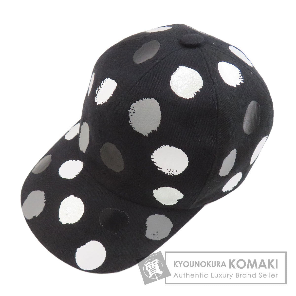 LOUIS VUITTON ルイヴィトン M7063M ペインティッドドット モノグラム 帽子 コットン レディース 中古