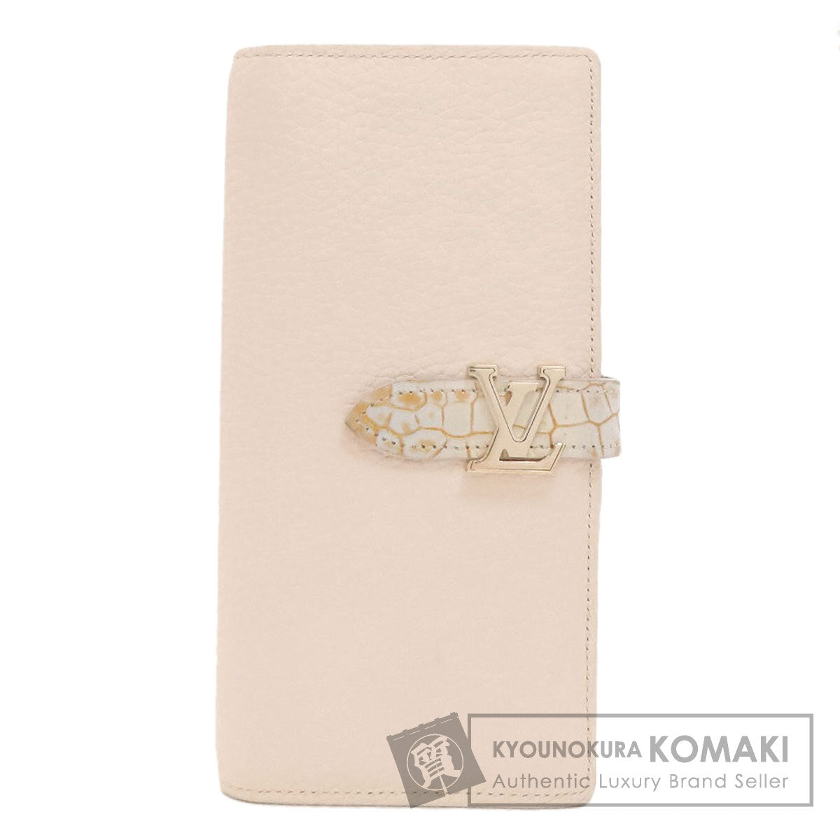 LOUIS VUITTON ルイヴィトン ヴェルティカルウォレット 長財布（小銭入れあり） トリヨン レディース 中古