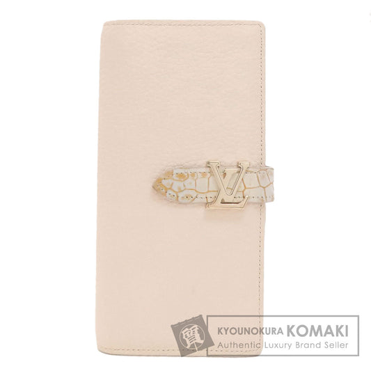 LOUIS VUITTON ルイヴィトン ヴェルティカルウォレット 長財布（小銭入れあり） トリヨン レディース 中古