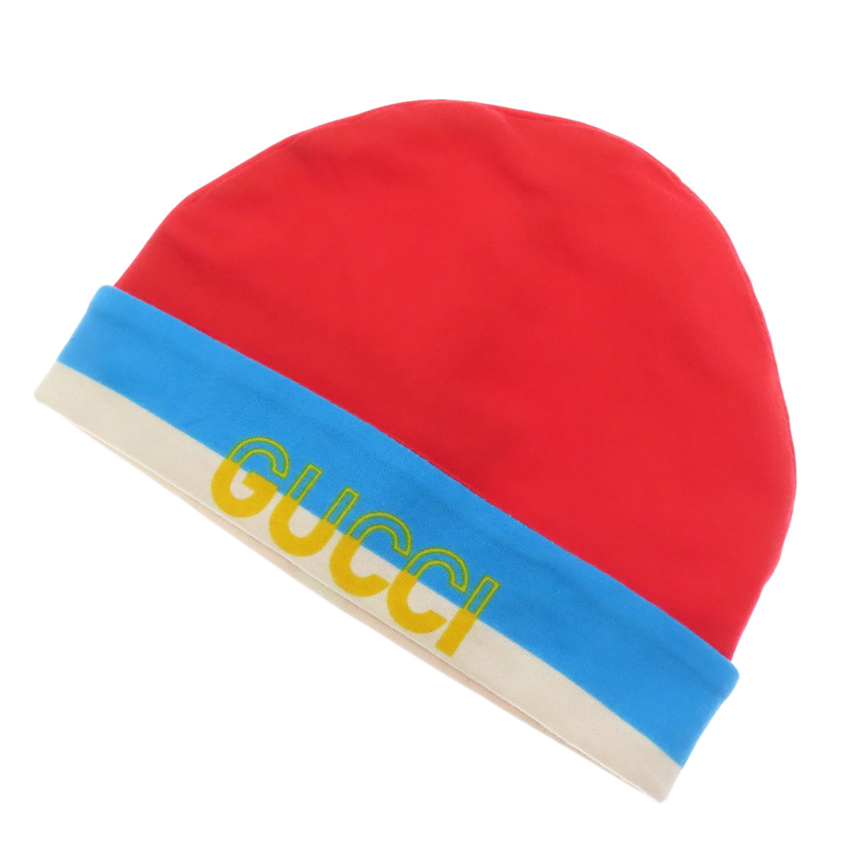 GUCCI グッチ 727887 ベビーハット ビーニー帽 帽子 コットン レディース 中古