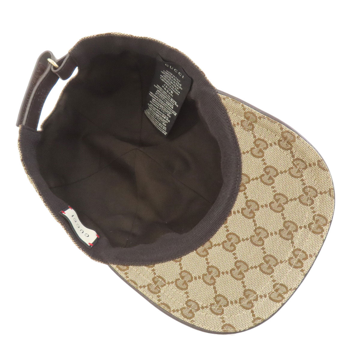 GUCCI グッチ 200035 GG柄 帽子 キャンバス レディース 中古