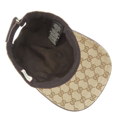 GUCCI グッチ 200035 GG柄 帽子 キャンバス レディース 中古