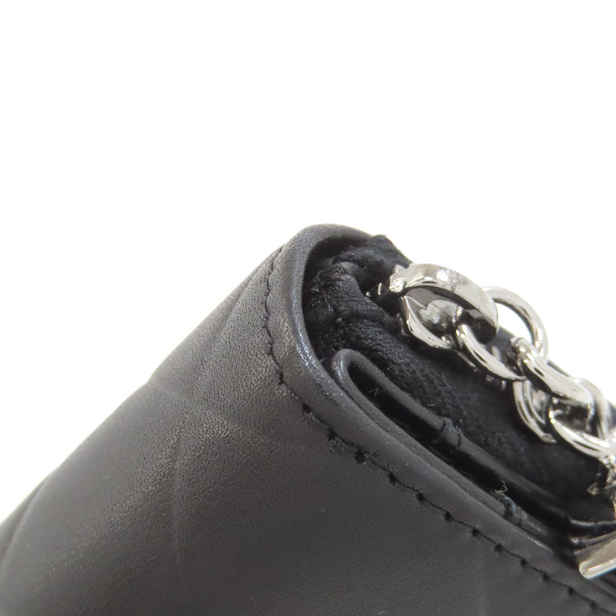 CHANEL シャネル マトラッセ シルバー金具 長財布（小銭入れあり） カーフ レディース 中古