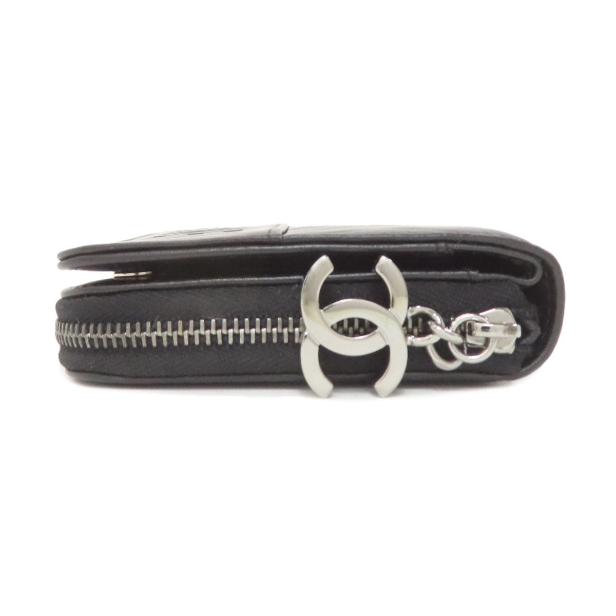 CHANEL シャネル マトラッセ シルバー金具 長財布（小銭入れあり） カーフ レディース 中古