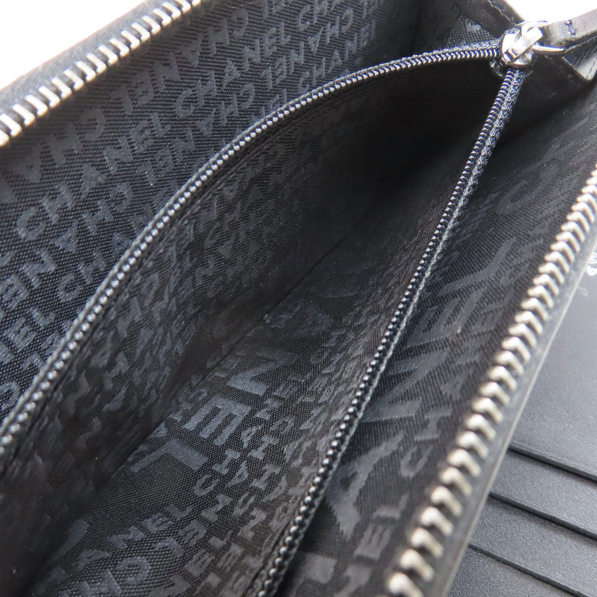 CHANEL シャネル マトラッセ シルバー金具 長財布（小銭入れあり） カーフ レディース 中古