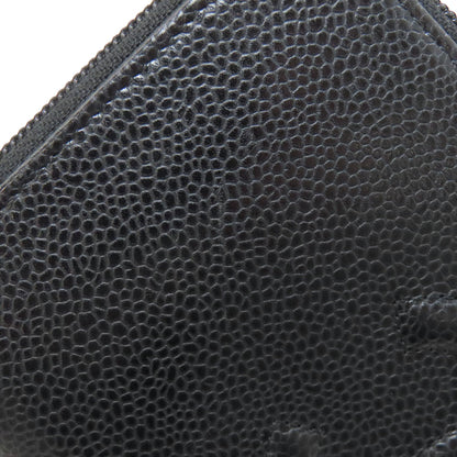CHANEL シャネル ココマーク シルバー金具 長財布（小銭入れあり） グレインド カーフスキン レディース 中古