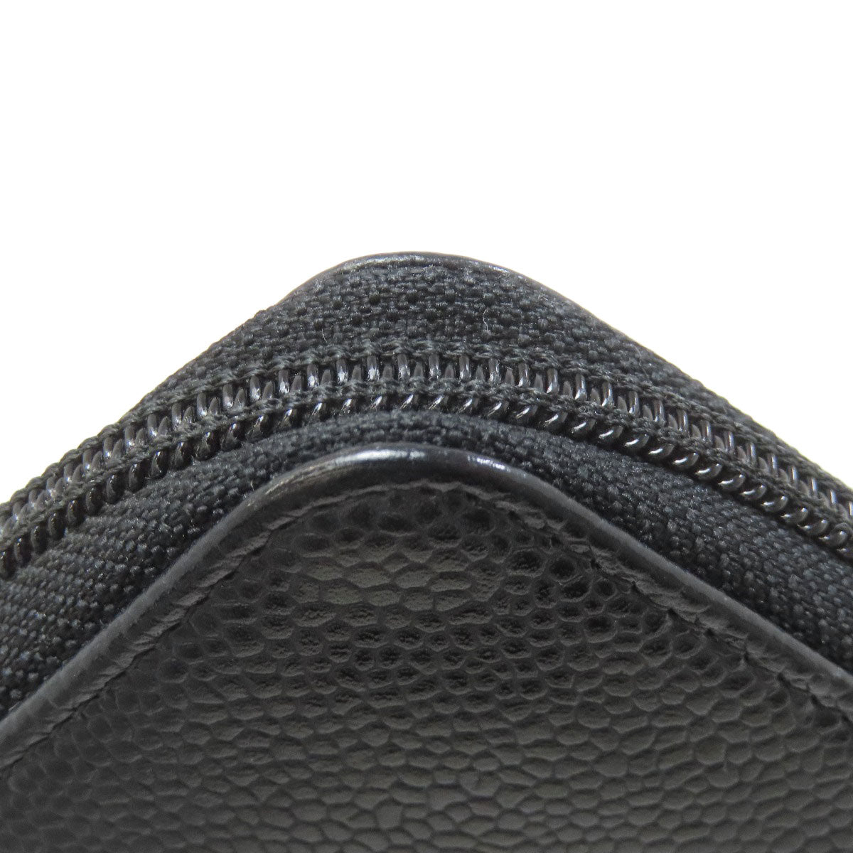 CHANEL シャネル ココマーク シルバー金具 長財布（小銭入れあり） グレインド カーフスキン レディース 中古