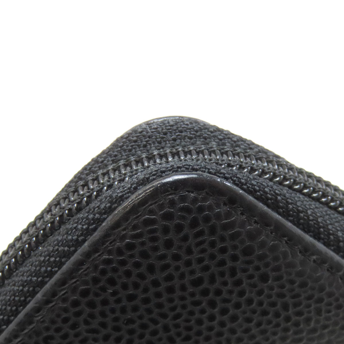 CHANEL シャネル ココマーク シルバー金具 長財布（小銭入れあり） グレインド カーフスキン レディース 中古