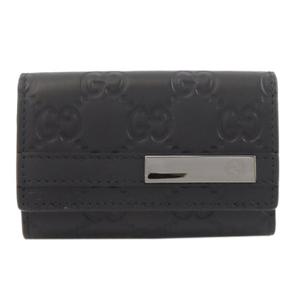 GUCCI グッチ 237509 GGシグネチャー シマ キーケース レザー レディース 中古