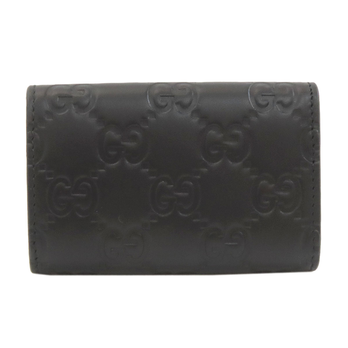GUCCI グッチ 237509 GGシグネチャー シマ キーケース レザー レディース 中古
