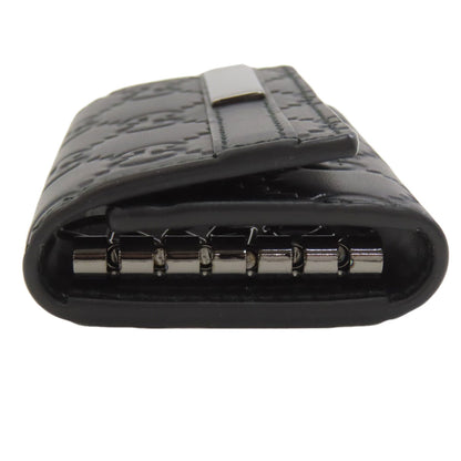 GUCCI グッチ 237509 GGシグネチャー シマ キーケース レザー レディース 中古
