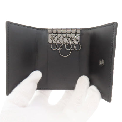GUCCI グッチ 237509 GGシグネチャー シマ キーケース レザー レディース 中古