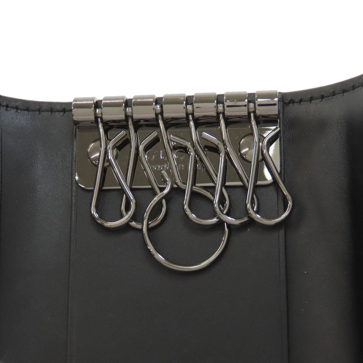GUCCI グッチ 237509 GGシグネチャー シマ キーケース レザー レディース 中古