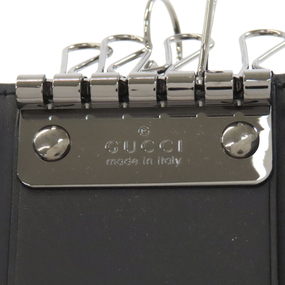 GUCCI グッチ 237509 GGシグネチャー シマ キーケース レザー レディース 中古