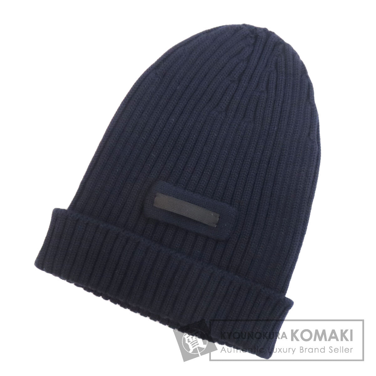 PRADA プラダ ニット帽 帽子 ウール レディース 中古
