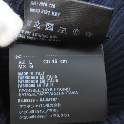 PRADA プラダ ニット帽 帽子 ウール レディース 中古