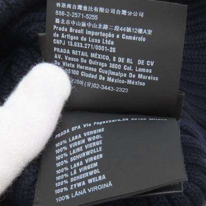 PRADA プラダ ニット帽 帽子 ウール レディース 中古