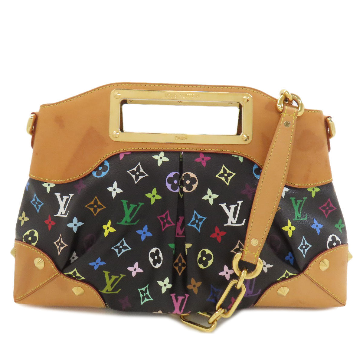 LOUIS VUITTON ルイヴィトン M40256 ジュディMM ハンドバッグ モノグラムマルチカラー レディース 中古