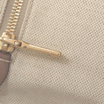 PRADA プラダ 1BG355 ロゴ トートバッグ キャンバス レディース 中古
