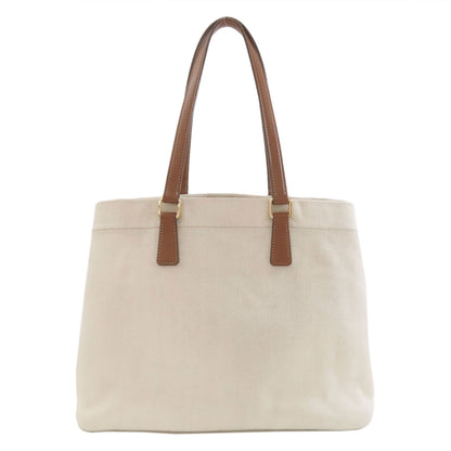 PRADA プラダ 1BG355 ロゴ トートバッグ キャンバス レディース 中古