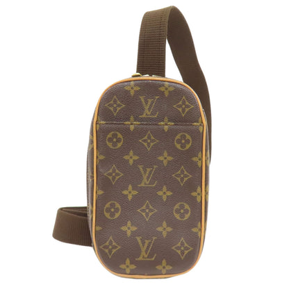 LOUIS VUITTON ルイヴィトン M51870 ポシェット・ガンジュ ボディバッグ モノグラムキャンバス レディース 中古