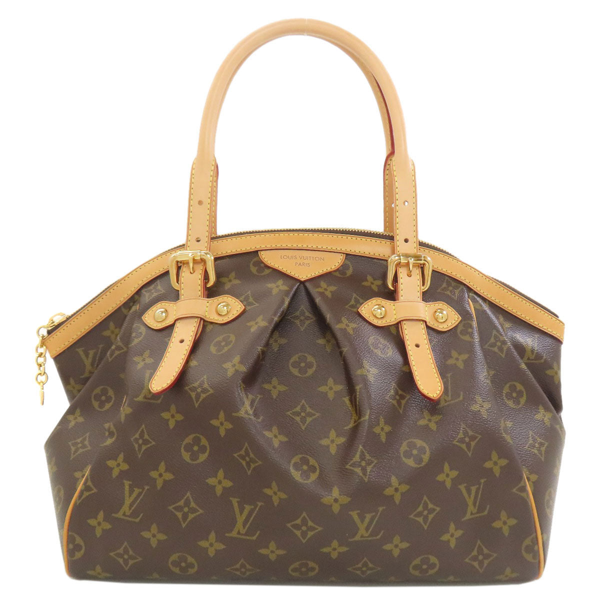 LOUIS VUITTON ルイヴィトン M40144 ティヴォリGM トートバッグ モノグラムキャンバス レディース 中古