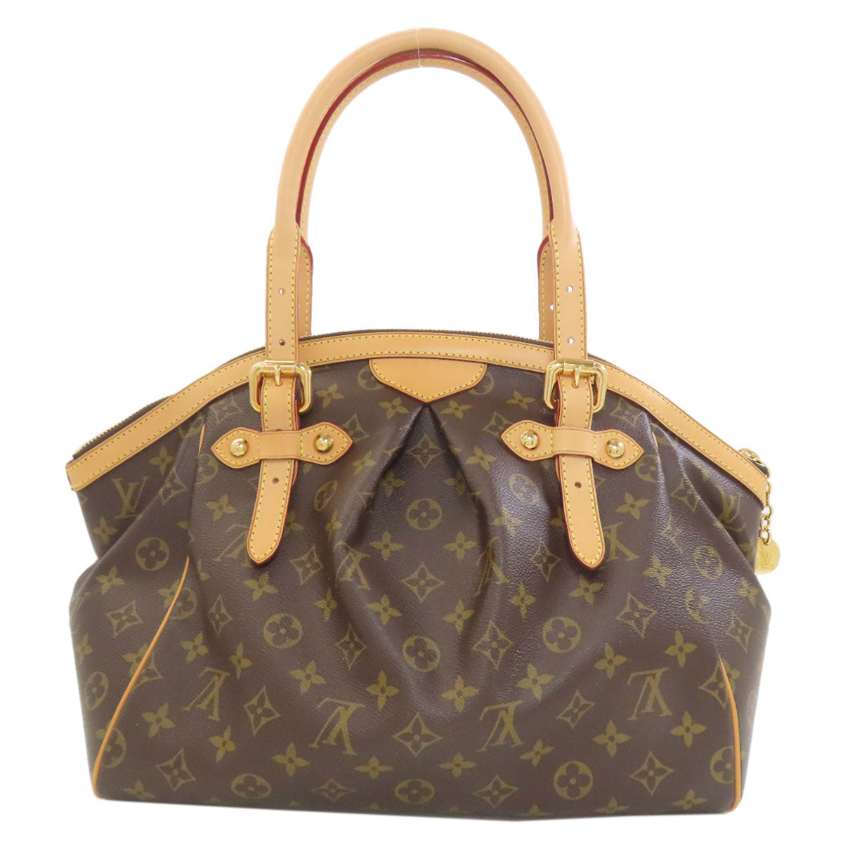 LOUIS VUITTON ルイヴィトン M40144 ティヴォリGM トートバッグ モノグラムキャンバス レディース 中古