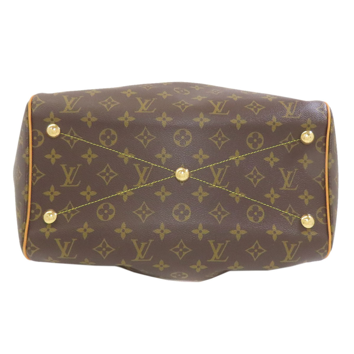 LOUIS VUITTON ルイヴィトン M40144 ティヴォリGM トートバッグ モノグラムキャンバス レディース 中古