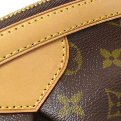 LOUIS VUITTON ルイヴィトン M40144 ティヴォリGM トートバッグ モノグラムキャンバス レディース 中古