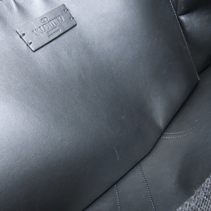 VALENTINO バレンティノ ロゴ トートバッグ ナイロン レディース 中古