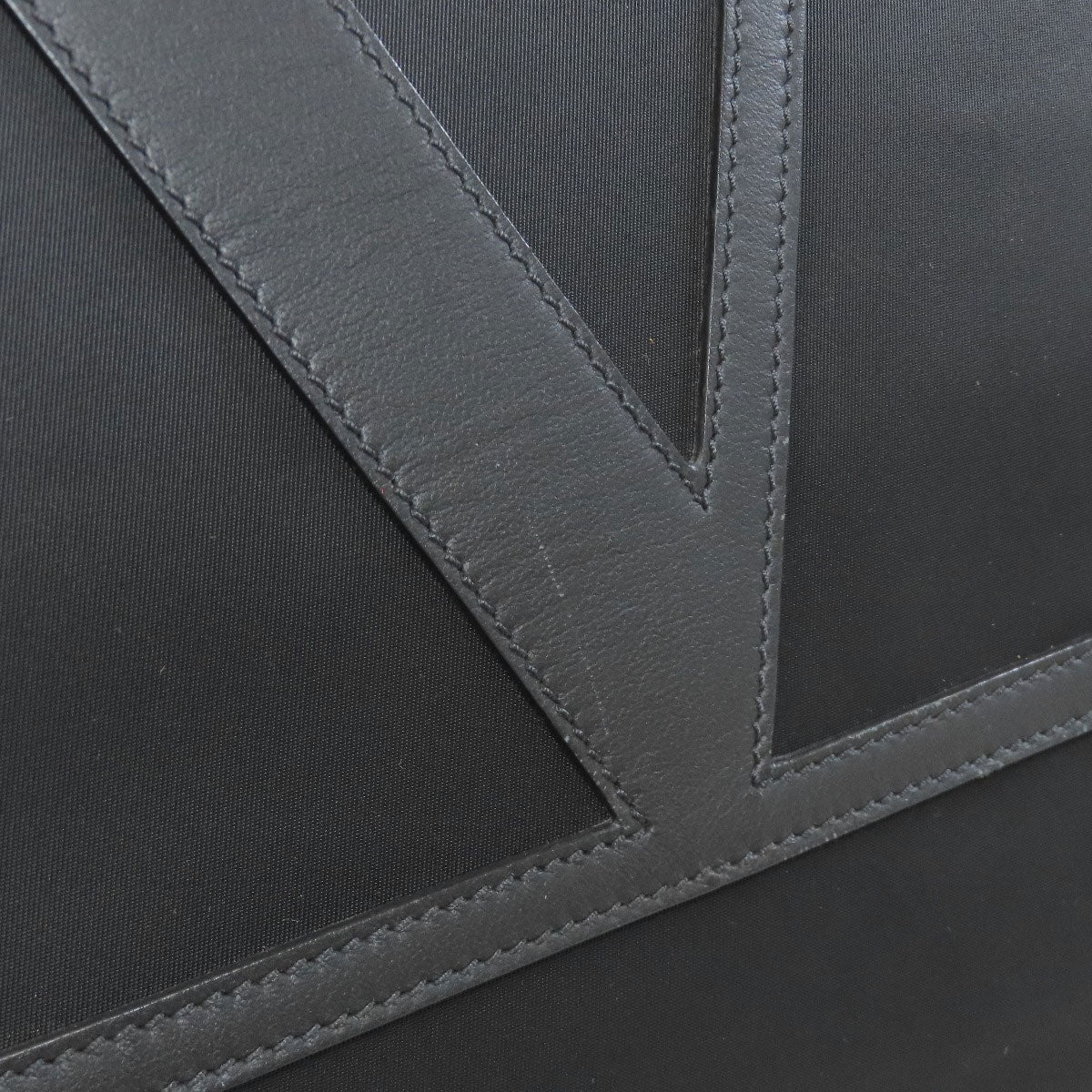 VALENTINO バレンティノ ロゴ トートバッグ ナイロン レディース 中古